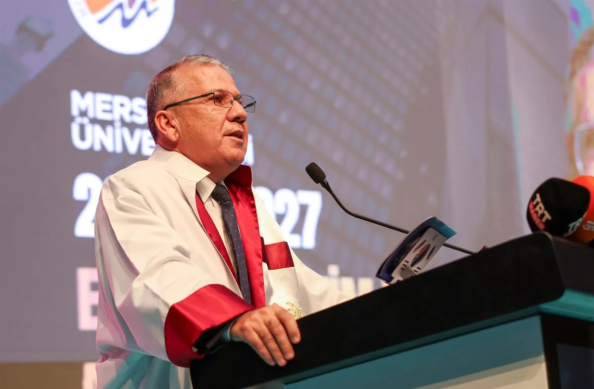 Mersin Valisi Toros, Aziz Sancar’ın onur konuğu olduğu “Mersin Üniversitesi 2026-2027 Akademik Yılı Açılış Töreni”ne Katıldı