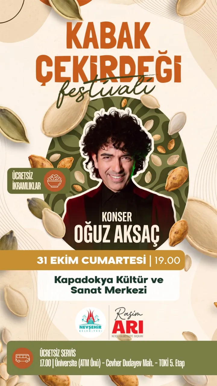 Nevşehir'de "Kabak Çekirdeği Festivali" coşkusu