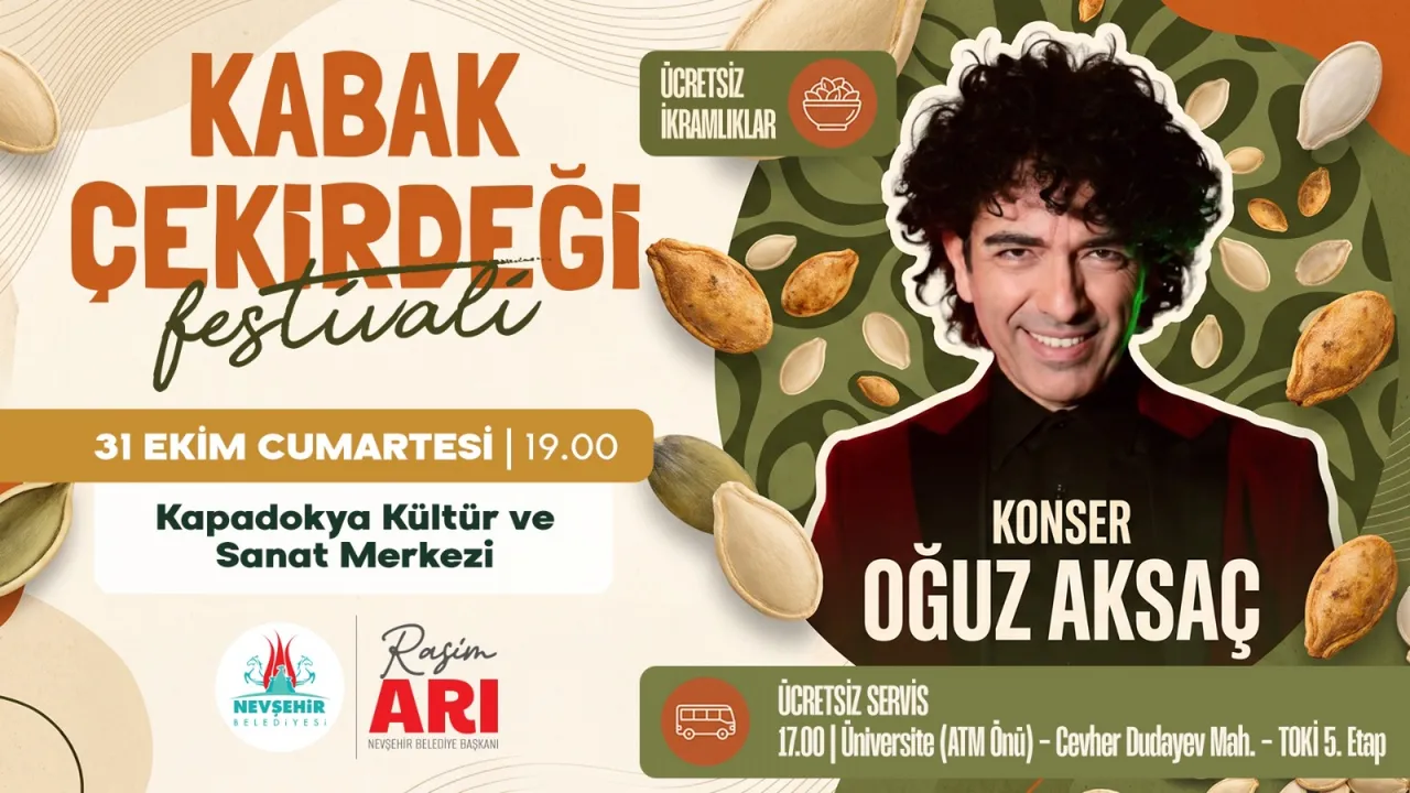 Nevşehir'de "Kabak Çekirdeği Festivali" coşkusu