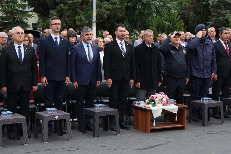 Babaeski de Muhtarlar Günü yapılan törenle kutlandı