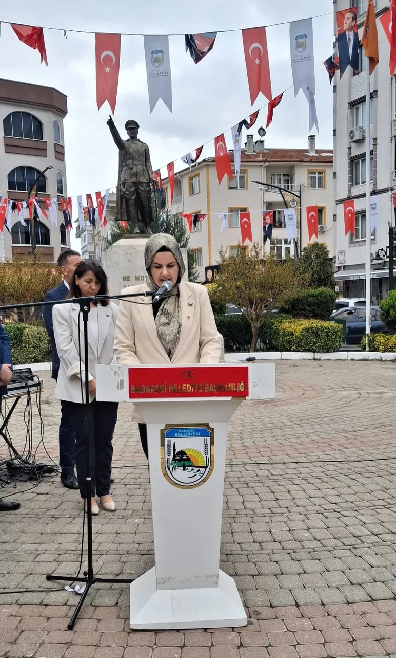 Babaeski de Muhtarlar Günü yapılan törenle kutlandı
