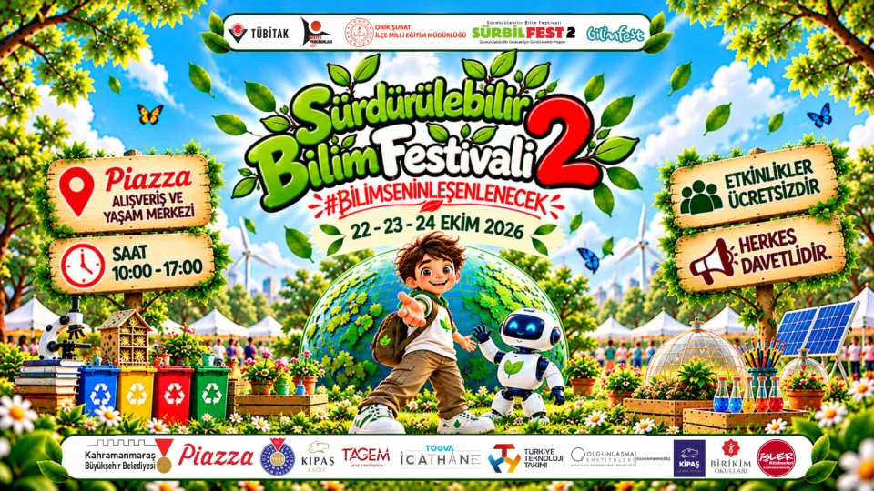 SÜRBİLFEST ile bilimin rüzgârı Kahramanmaraş’ta esecek