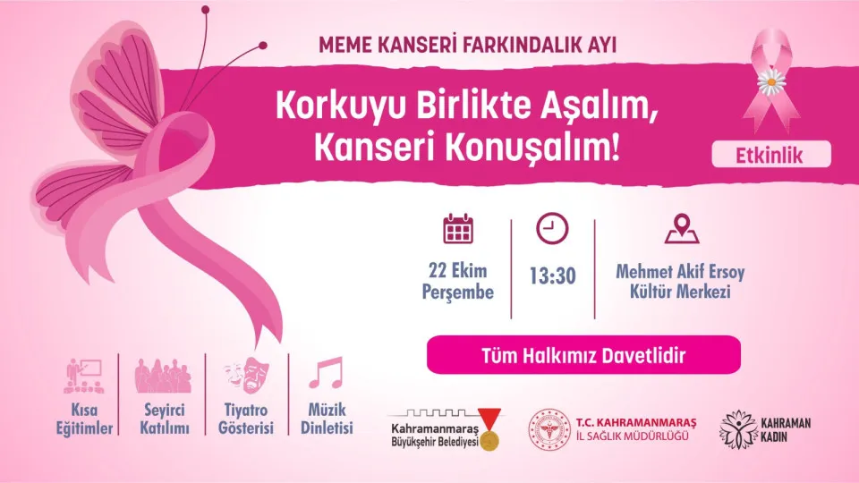 Büyükşehir’den Meme Kanseri için farkındalık etkinliği
