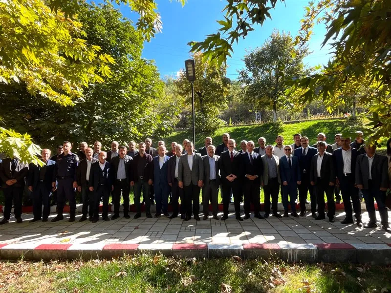 Doğanşehir Belediyesi, sosyal tesisinde muhtarlarıyla bir araya geldi
