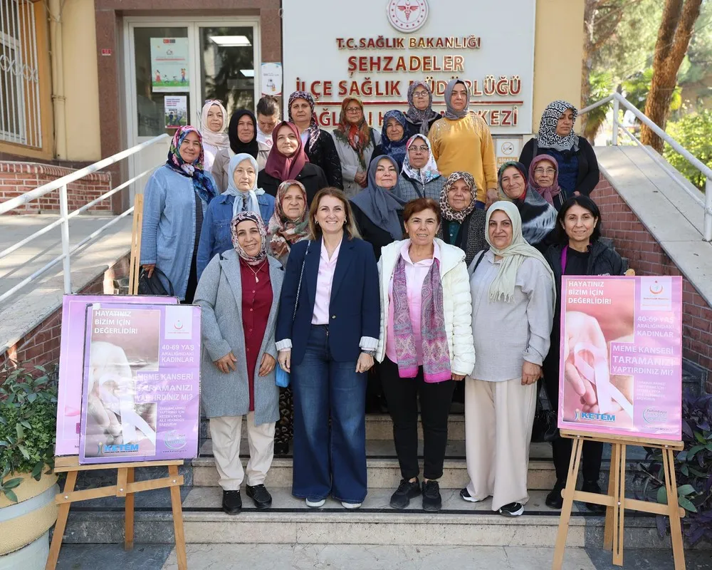 Şehzadeler Belediyesi’nden kırsal mahallelerdeki kadınlara Meme Kanseri farkındalığı