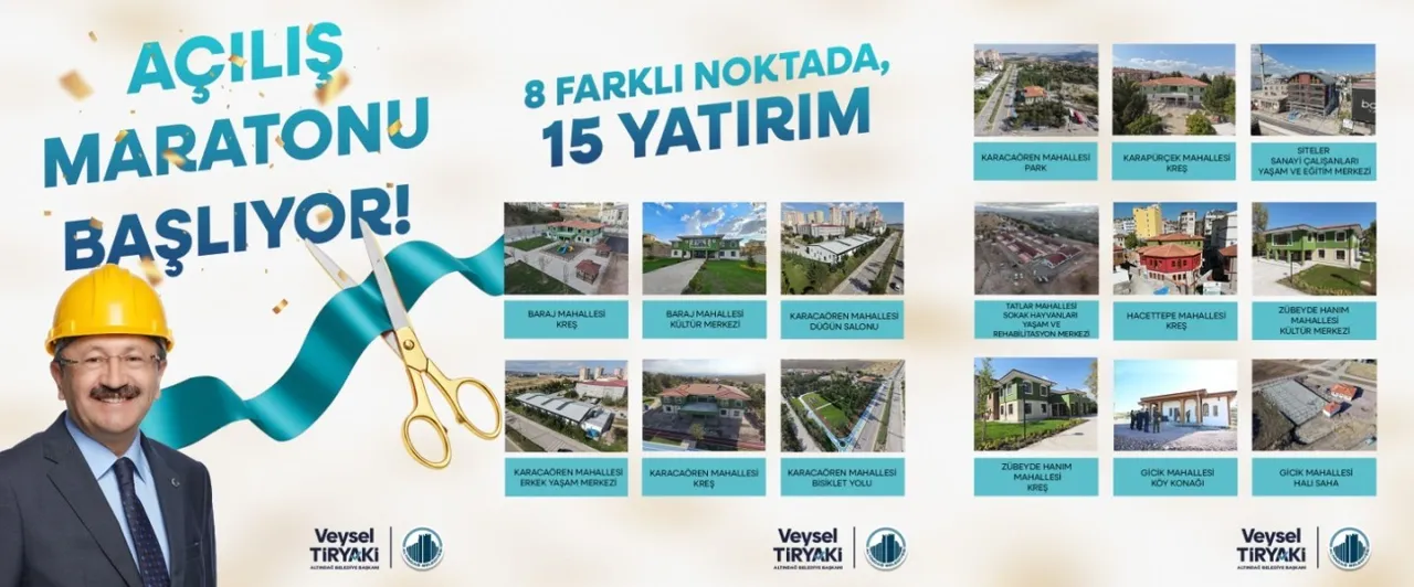 Altındağ’da açılış maratonu başlıyor