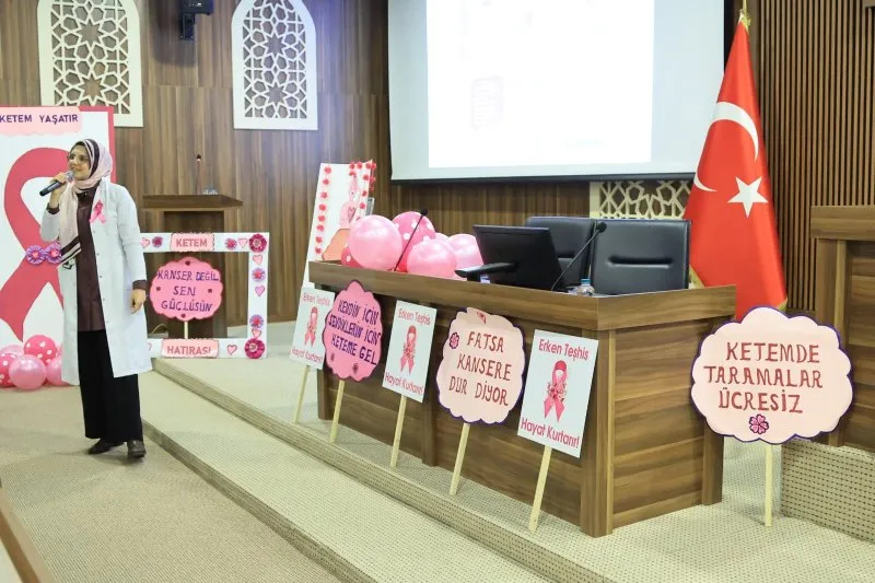 Fatsa Belediyesinde kadın personele kanser farkındalığı eğitimi