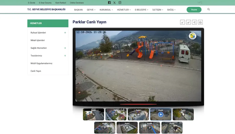 Geyve’de parklar tamam, güvenlik önlemi tam