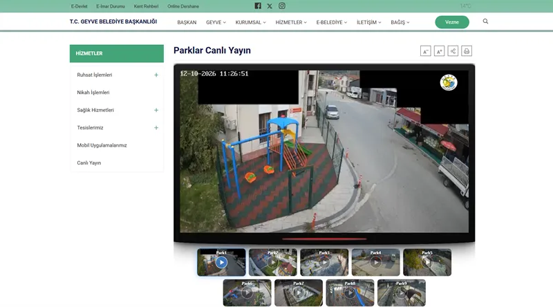 Geyve’de parklar tamam, güvenlik önlemi tam