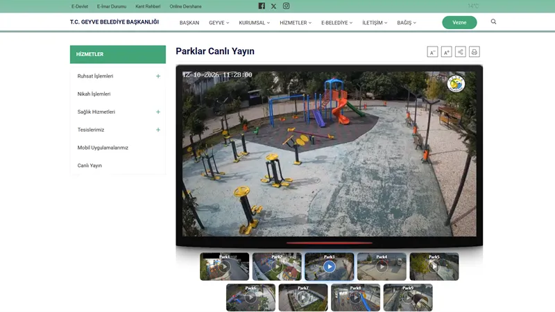 Geyve’de parklar tamam, güvenlik önlemi tam