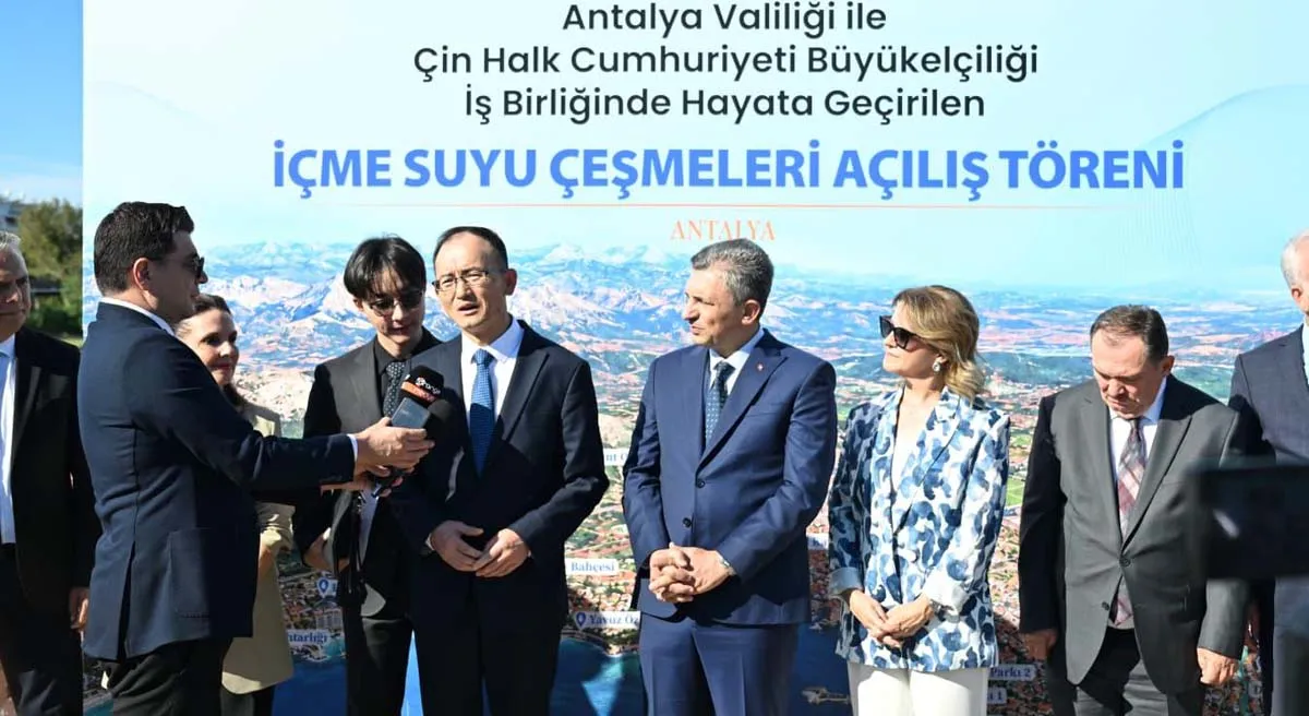 Antalya’da içme suyu istasyonları hizmete açıldı