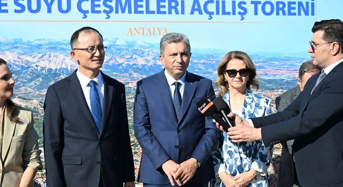 Antalya’da içme suyu istasyonları hizmete açıldı