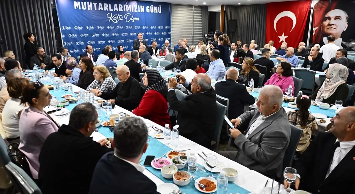 Muratpaşa Kaymakamı İhsan Kara Muhtarlarla Yemek programında bir araya geldi