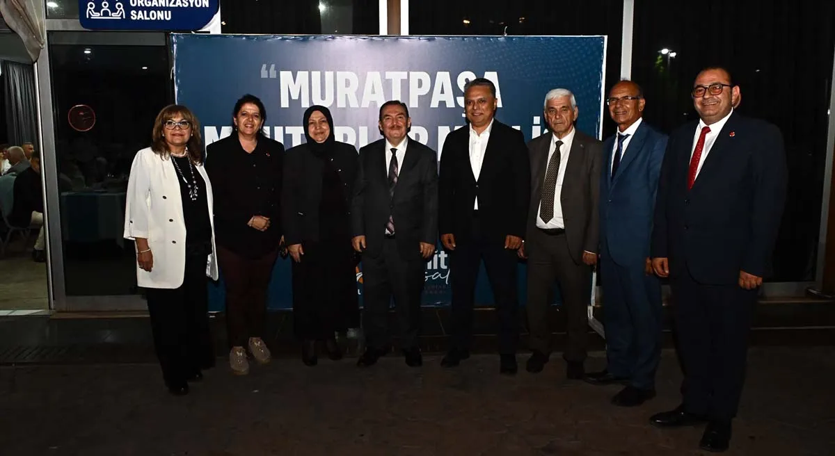 Muratpaşa Kaymakamı İhsan Kara Muhtarlarla Yemek programında bir araya geldi