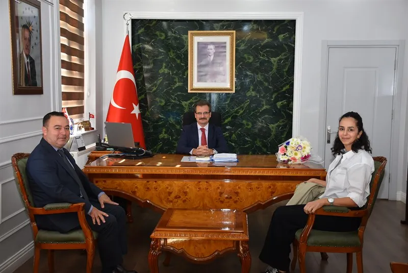 Salihli İnşaat Mühendisleri Odası Yönetiminden Salihli Kaymakamına ziyaret