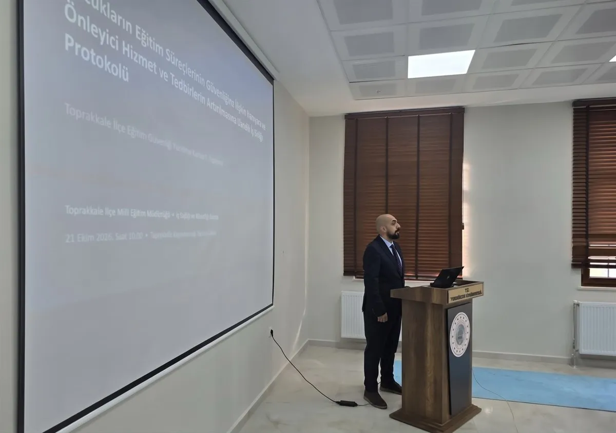 Toprakkale'de okul güvenliği toplantısı yapıldı