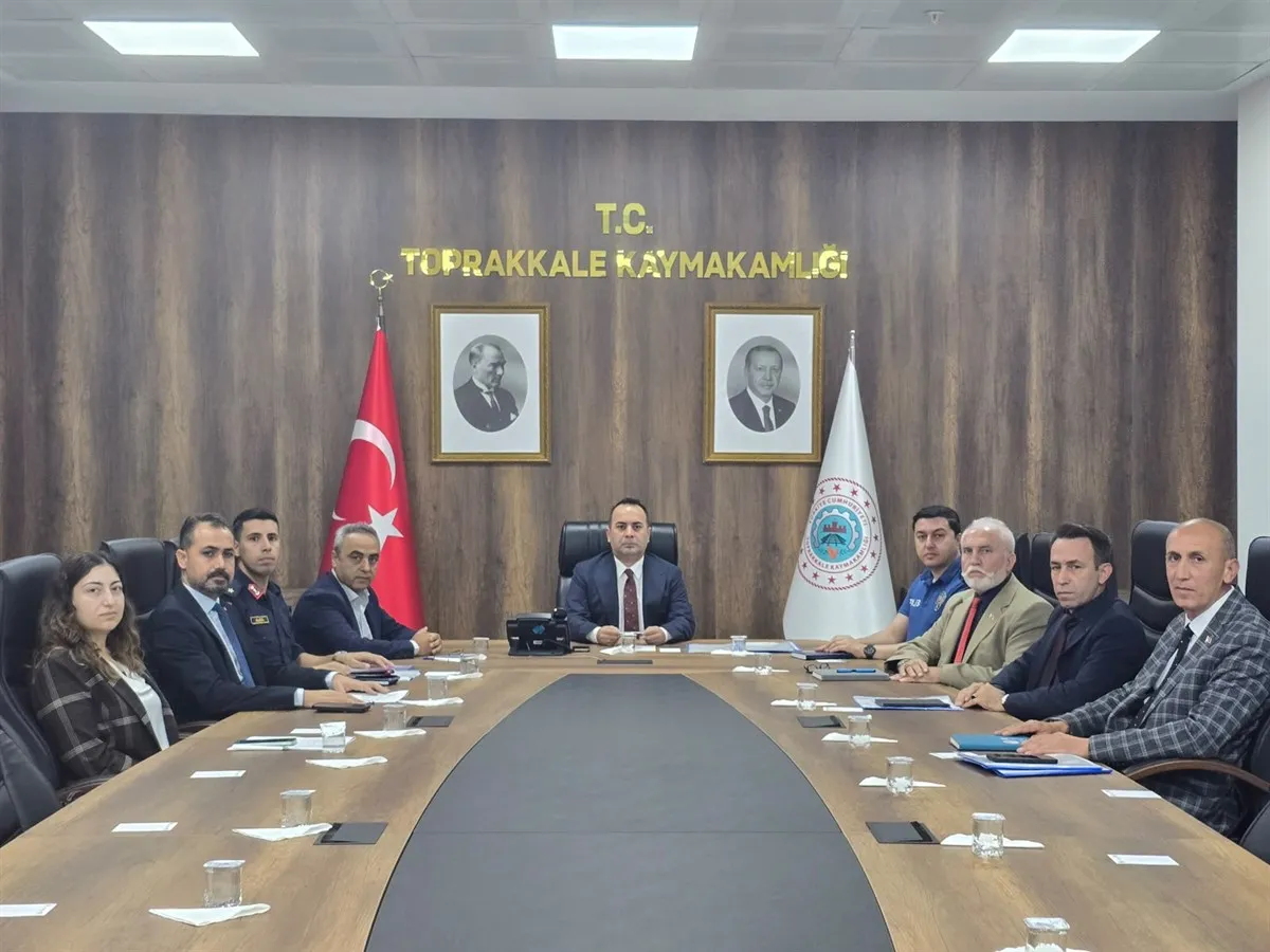 Toprakkale'de okul güvenliği toplantısı yapıldı