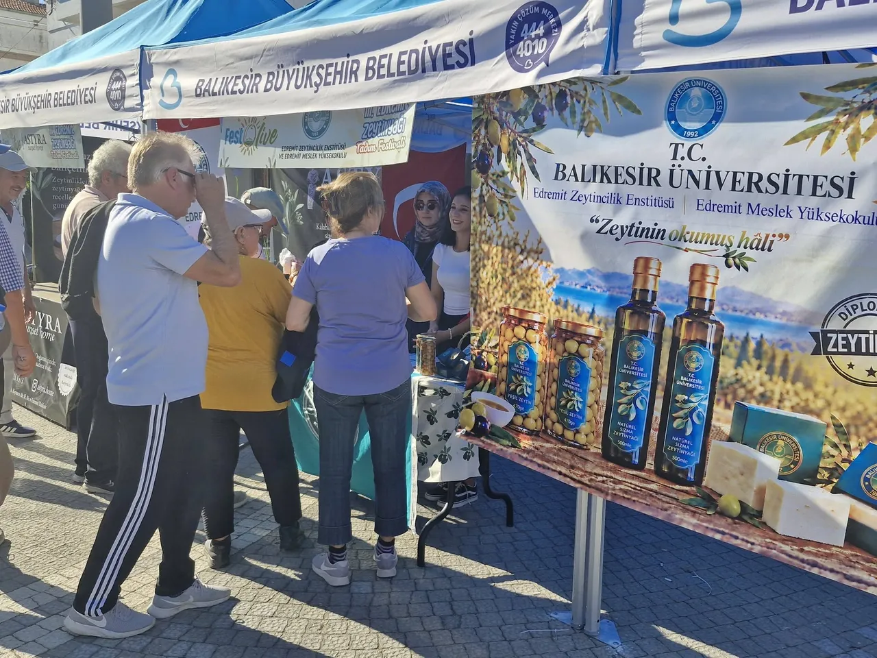 Balıkesir Üniversitesinin zeytin ürünleri FestOlive’da tanıtıldı