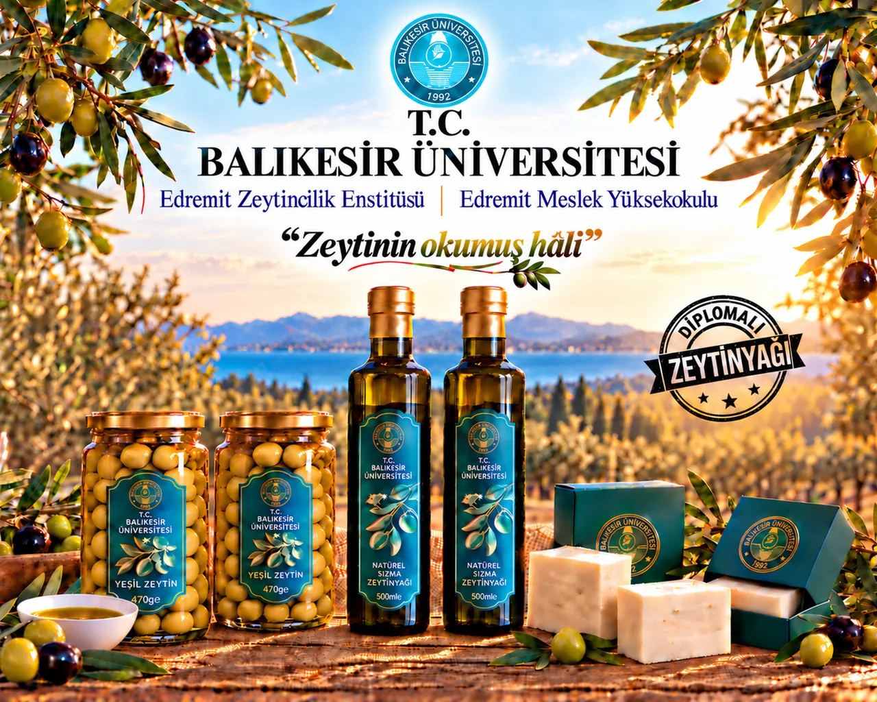 Balıkesir Üniversitesinin zeytin ürünleri FestOlive’da tanıtıldı