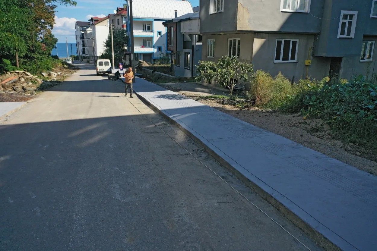 Fatsa Dolunay’a 4 KM kaldırım