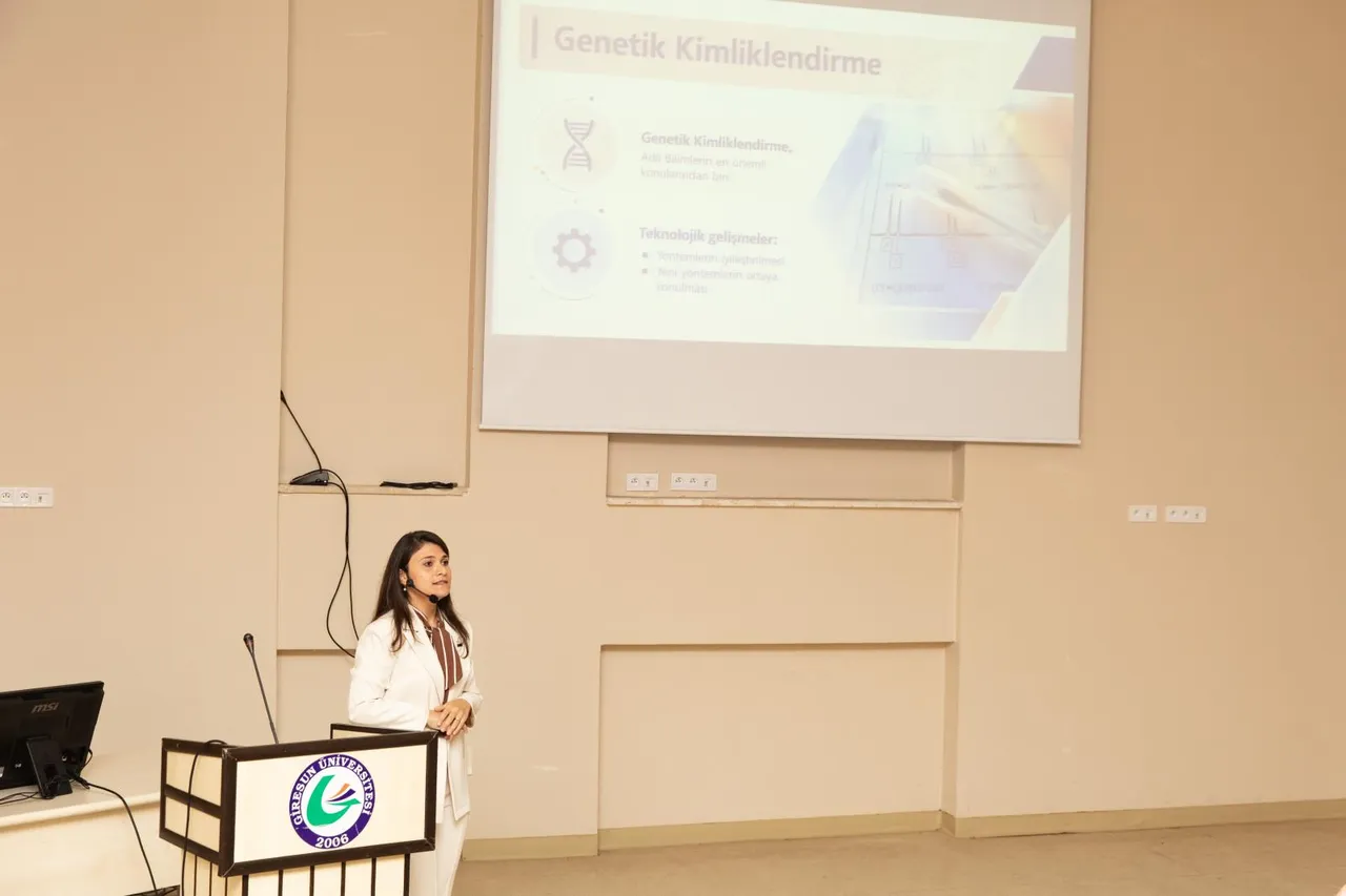 GRÜ’de “DNA’nın Adli Bilimlerde Kullanımı” konferansı düzenlendi