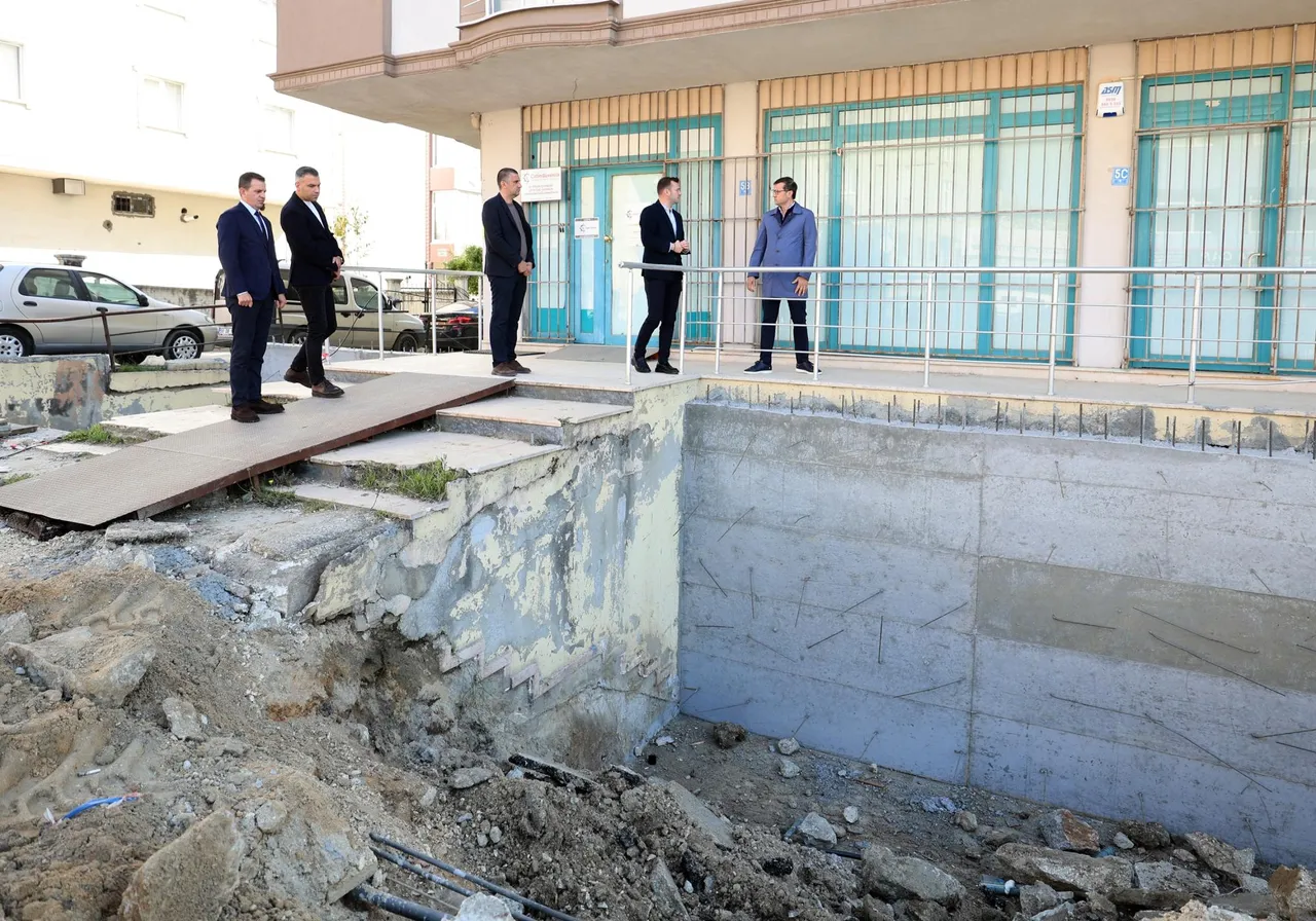 Efendioğlu Sokak’ta kentsel tasarım çalışmaları sürüyor