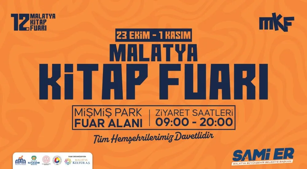 12. Malatya Kitap Fuarı’na ulaşım ücretsiz olacak