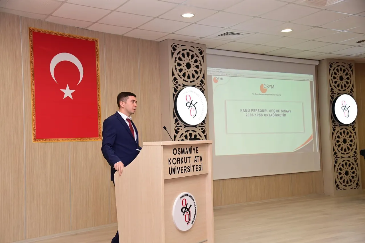 Osmaniye Korkut Ata Üniversitesinde ÖSYM bilgilendirme toplantısı yapıldı