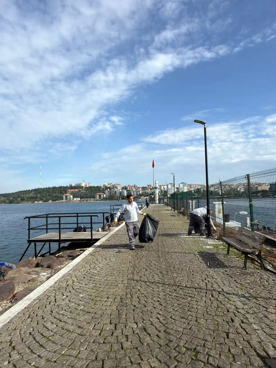 Marina'da detaylı temizlik çalışması yapıldı
