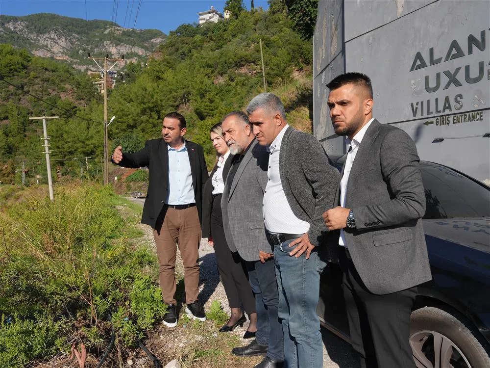 Alanya Belediyesi’nden Benliler Deresi’nde heyelan riskine karşı önlem