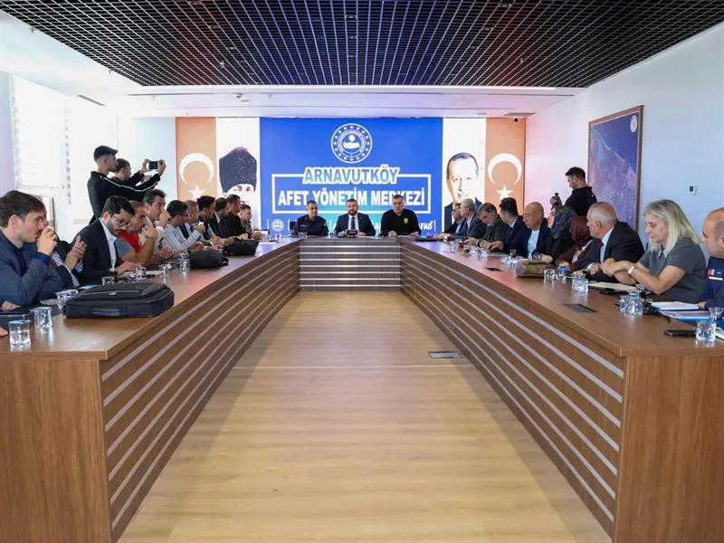 Arnavutköy'de Afet Alarmı: Ulusal tatbikat kriz masasından yönetildi