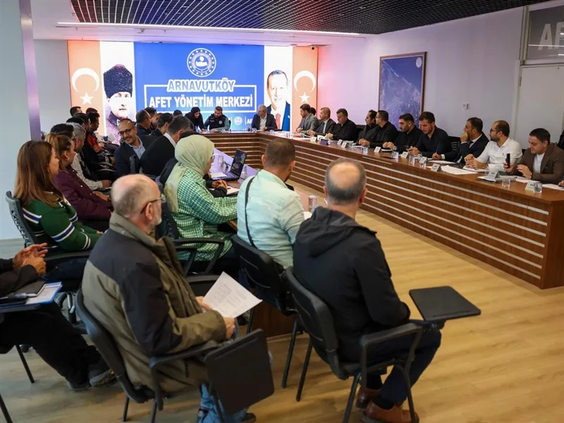 Arnavutköy'de Afet Alarmı: Ulusal tatbikat kriz masasından yönetildi