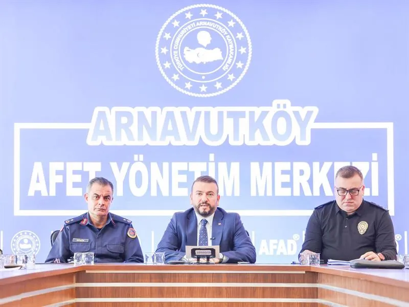 Arnavutköy'de Afet Alarmı: Ulusal tatbikat kriz masasından yönetildi