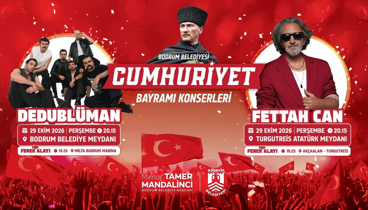 Bodrum’da Cumhuriyet Bayramı coşkusu