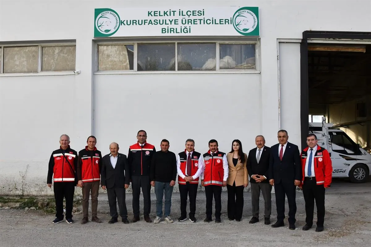 Gümüşhane Valisi Cevdet Atay Kelkit’teki üretim tesislerini inceledi
