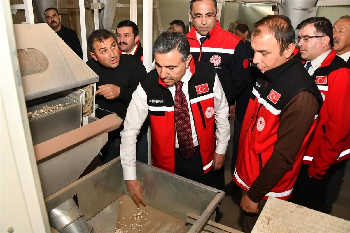Gümüşhane Valisi Cevdet Atay Kelkit’teki üretim tesislerini inceledi