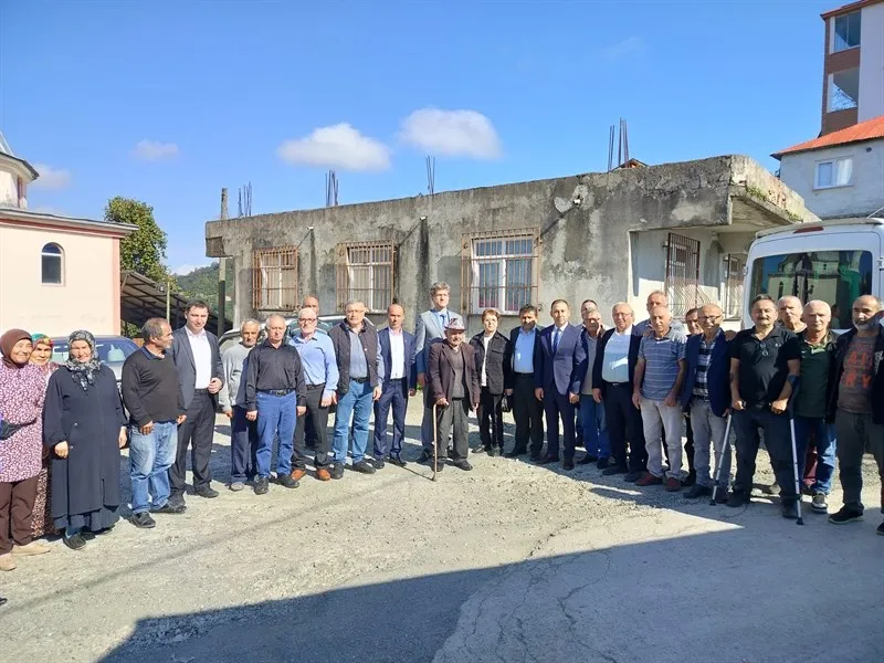 Görele Kaymakamı, Gülpınar, soğukpınar, karakeş, Şafaklı, Taşlık, Çiftlik, Gültepe ve Recepli köylerini ziyaret etti