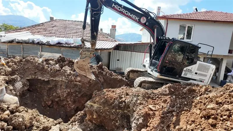 Bağacık Köyünde altyapı yatırımı