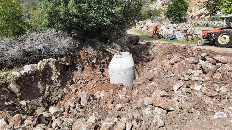 Bağacık Köyünde altyapı yatırımı