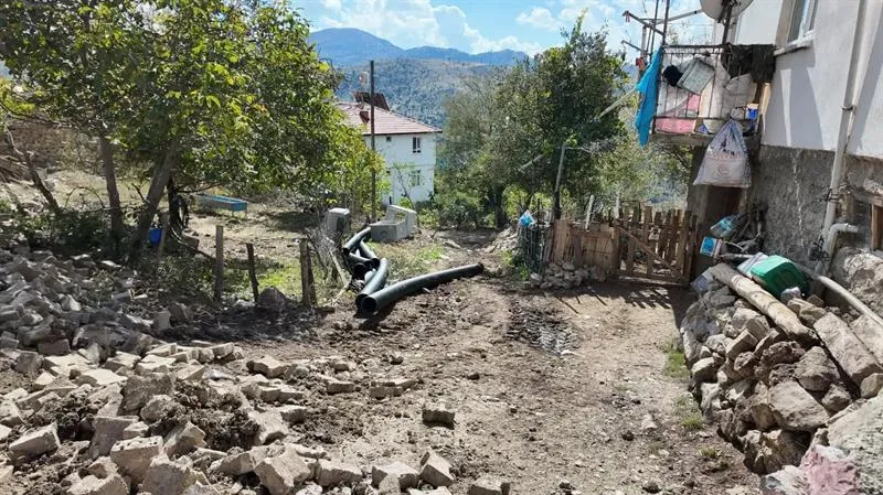 Bağacık Köyünde altyapı yatırımı
