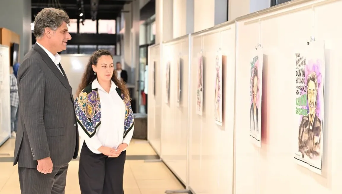 Cumhuriyet’in öncü kadınları sergisi Kartepe Sanat Evi’nde