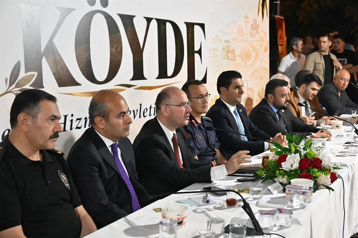 Vali Serdengeçti, “Söz Köyde” toplantısında köy vatandaşlarını dinledi