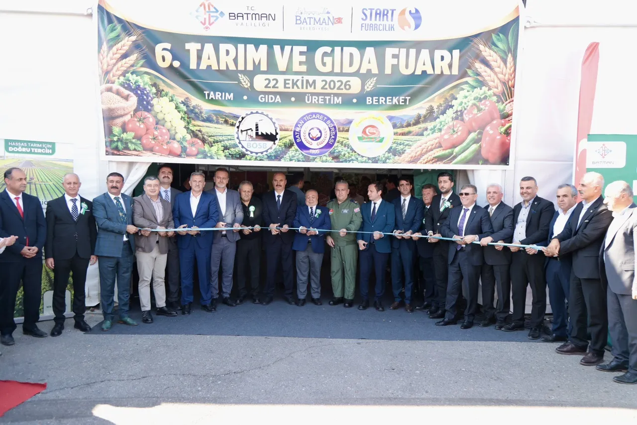 6. Batman Tarım ve Gıda Fuarı kapılarını açtı