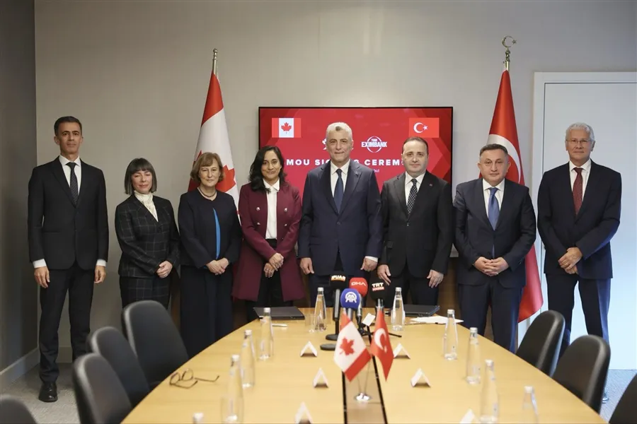 Türk Eximbank ile Kanada'nın ihracat destek kuruluşu EDC arasında mutabakat zaptı imzalandı