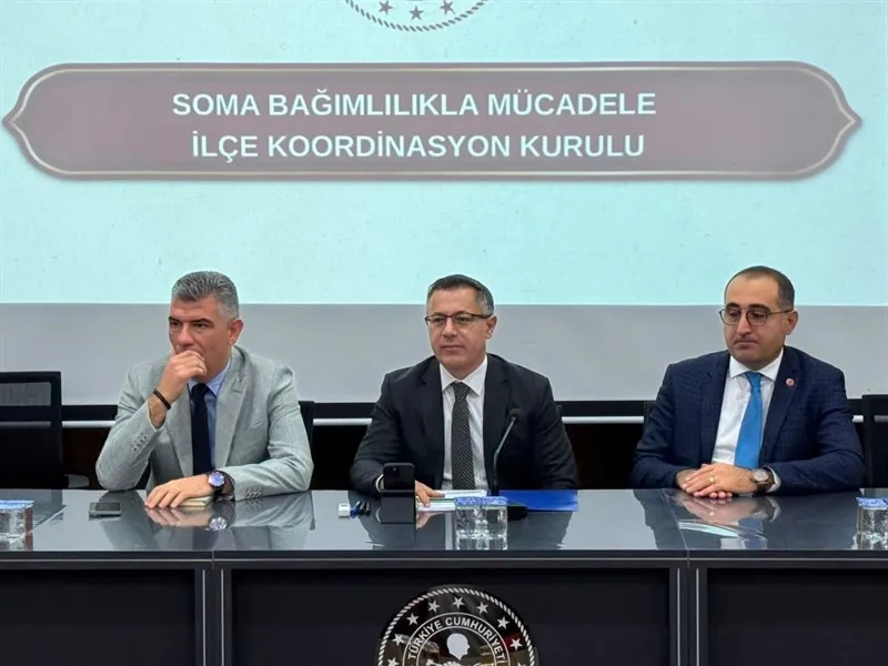 Soma’da bağımlılıkla mücadele toplantısı yapıldı