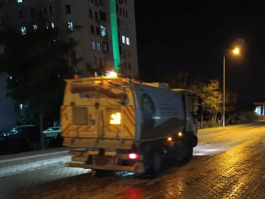 Temizlik ekiplerinden kapsamlı temizlik çalışması