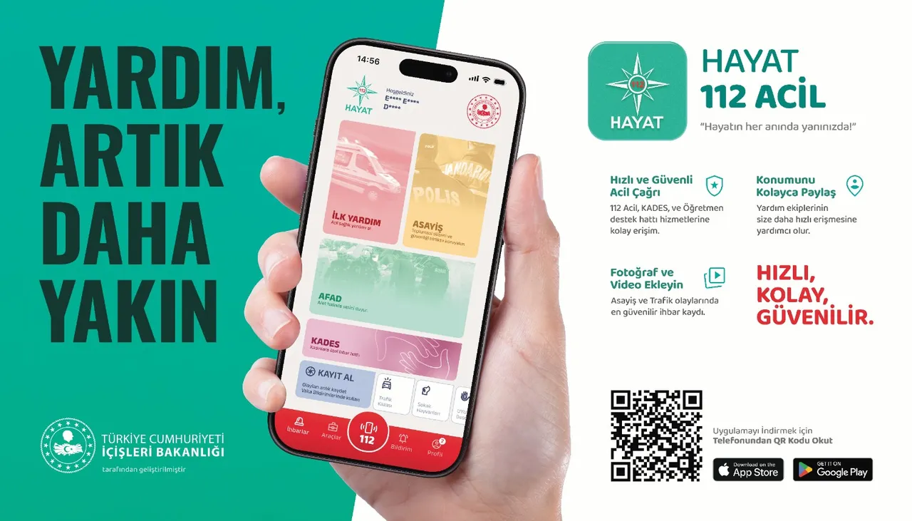 Acil durumlarda yeni nesil 112: HAYAT 112