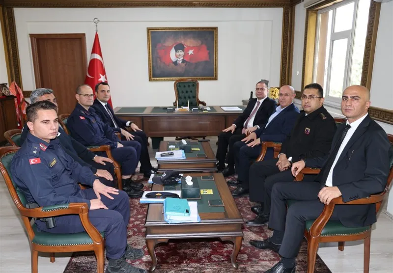 Okul güvenliği denetimleri kapsamında Banaz'a ziyaret yapıldı