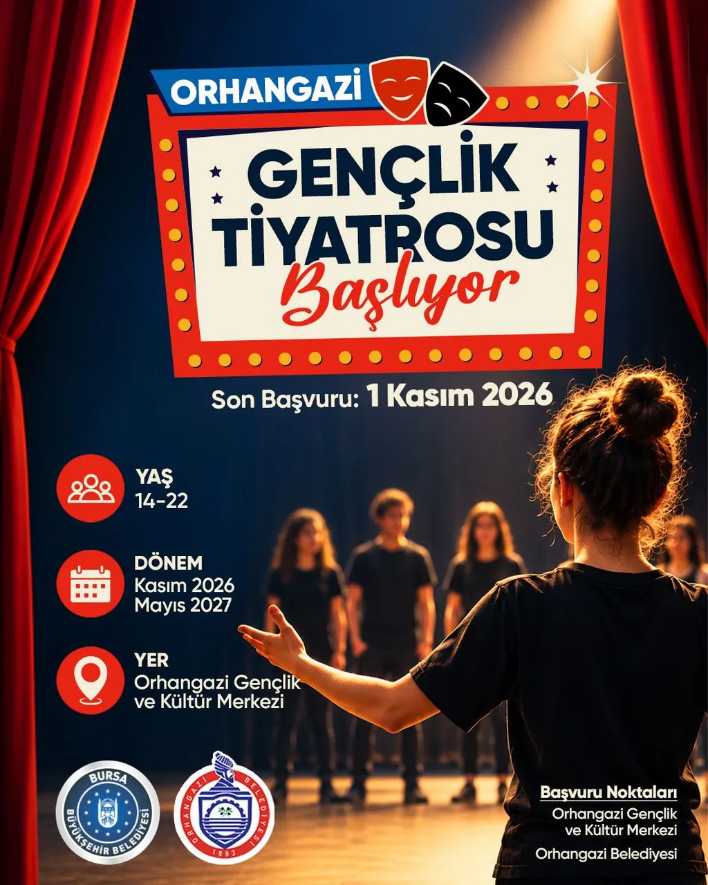 Orhangazi’de gençliğin enerjisi sahneye taşınıyor