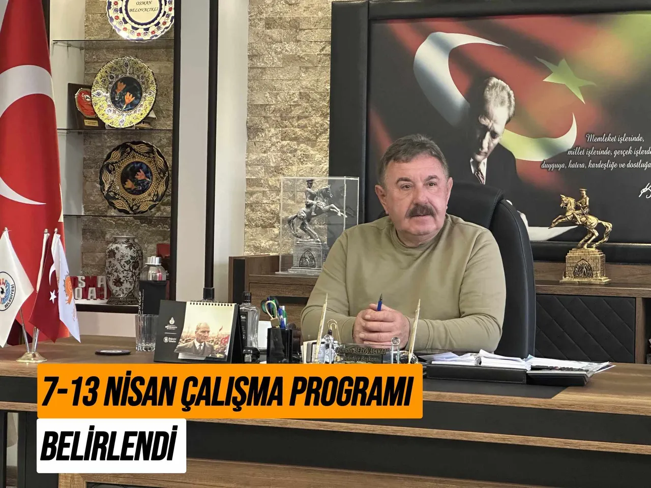 7-13 Nisan programı belirlendi